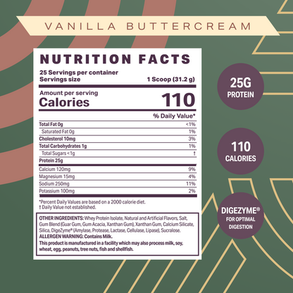 Isolate Whey | Vanilla Buttercream